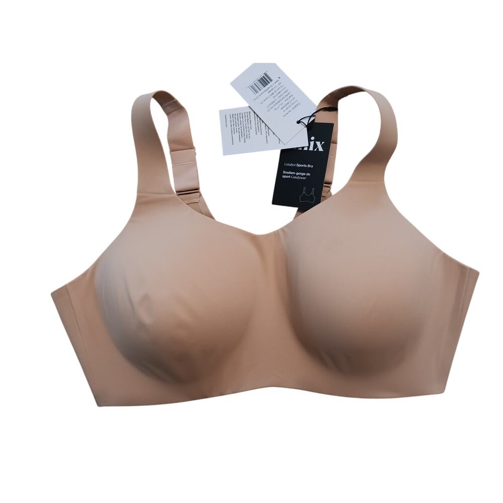 NWT Knix Catalyst Sports Bra High Impact Full Coverage Beige XXL